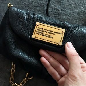 Marc by Marc Jacobs gold chain crossbody purse